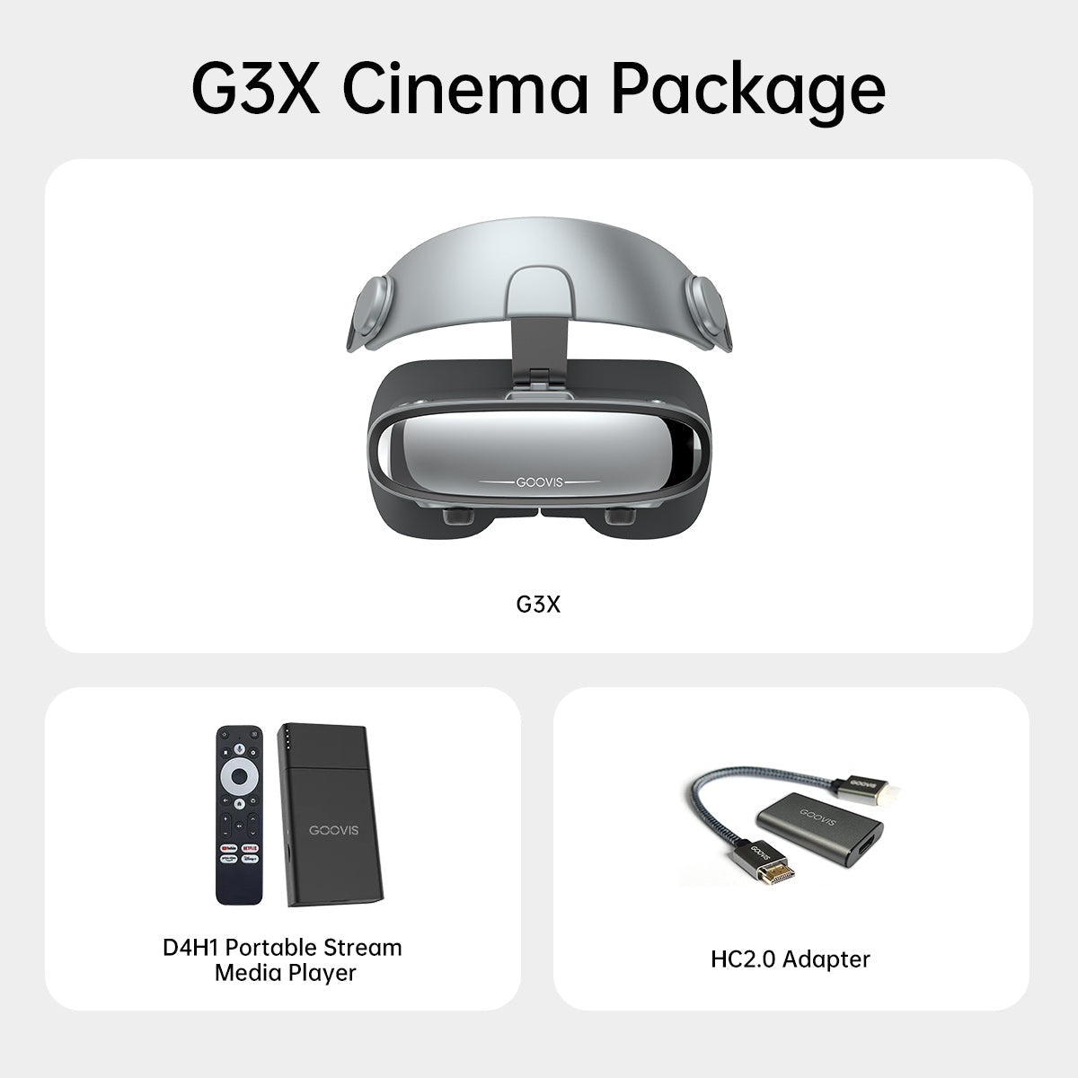 GOOVIS G3X 3D Head Mounted Display