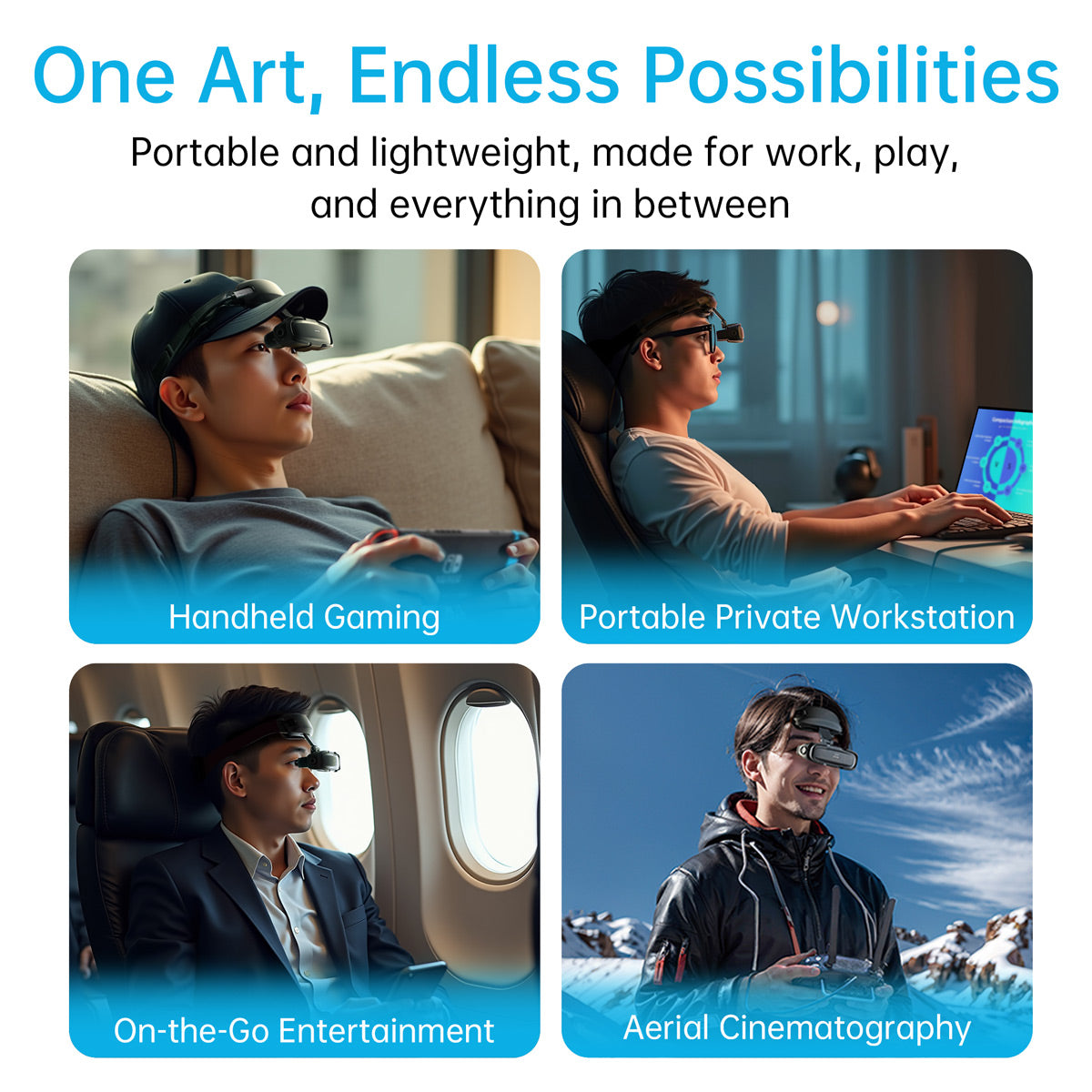 GOOVIS Art (A1) 3D Head Mounted Display - Black