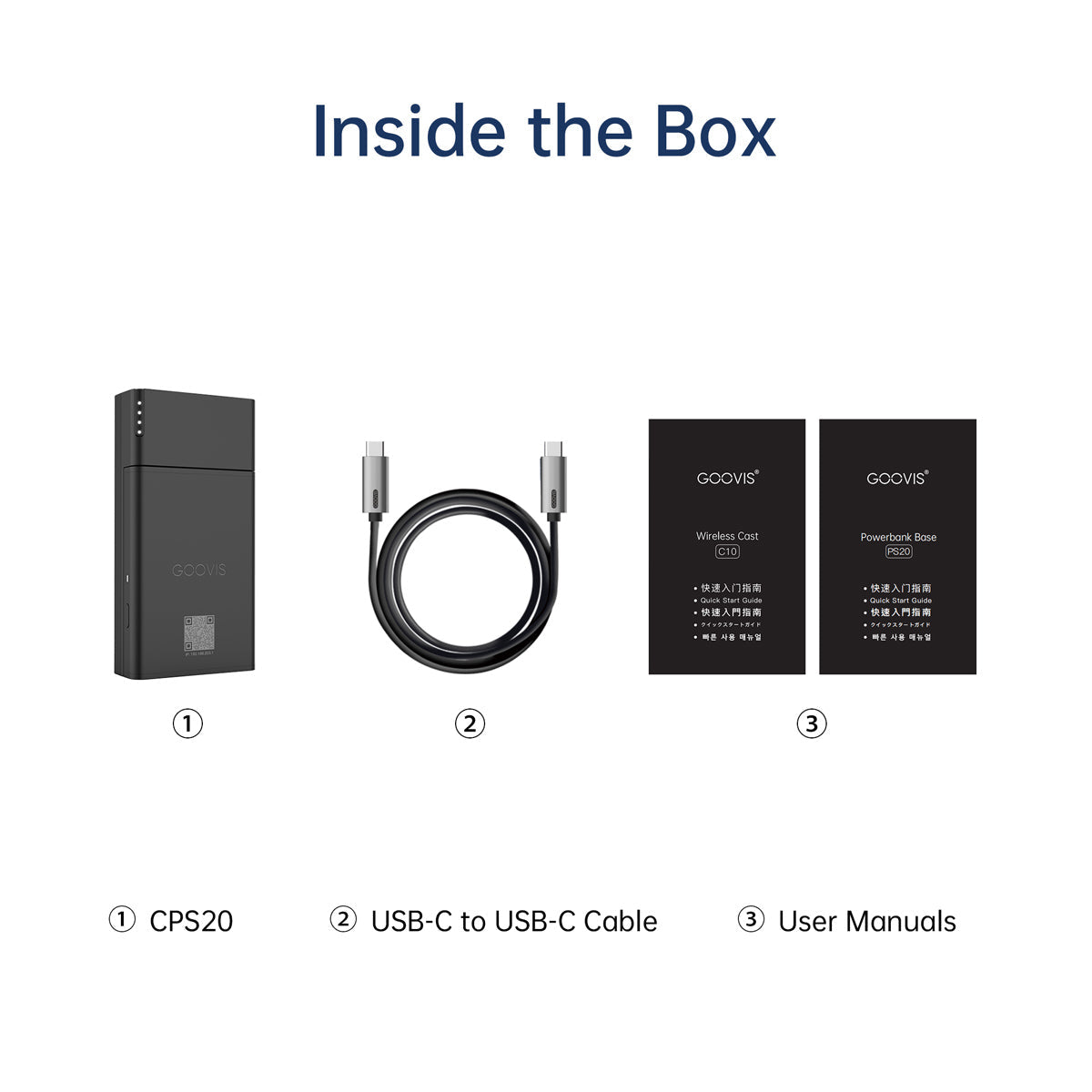 GOOVIS Wireless Cast + PowerBank