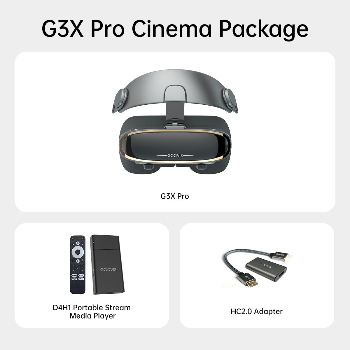 GOOVIS G3X Pro 3D Head Mounted Display